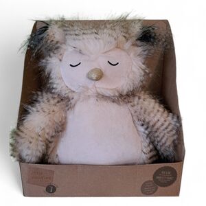 Little Toastie New Zealand Owl Boo Heat And Hug Plush Stuffed Animal